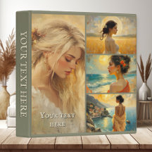 Female Fine Art Collage Binder