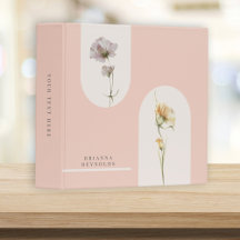 Flores Selvagens Modernas Simples de Boho a Rosa S