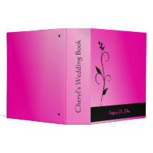 Fuchsia Wedding Binder