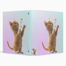 Kitten com flor
