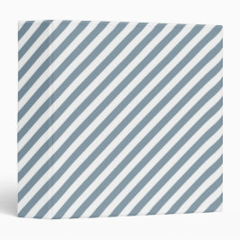 2.54cm Fichário Listras diagonais azuis e brancas padrão