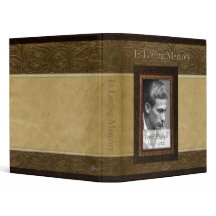 Livro de hóspedes de couro do memorial da foto do