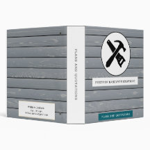 Modern handyman construction custom logo