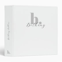 Nome de Script de Monograma Moderno Minimalista