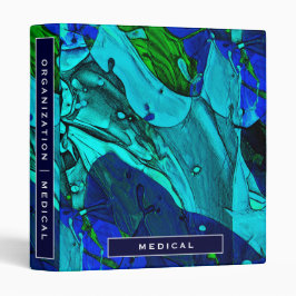 2.54cm Fichário Organização Doméstica | Medicina | Abertura de cor