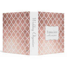 Organizador cor-de-rosa do casamento do quatrefoil