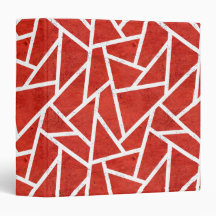 Padrão de mosaico vermelho e branco