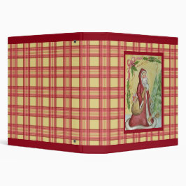 2.54cm Fichário Pai Natal Binder