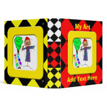 Pasta de Avery da arte das crianças