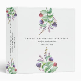 2.54cm Fichário Pasta natural orgânica holística feita sob