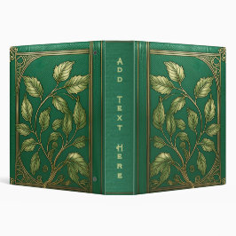 2.54cm Fichário Pasta Personalizada de 3 Argolas para Livros Antig