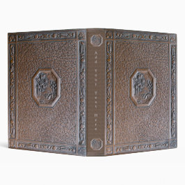 2.54cm Fichário Personalized Vintage 3-Ring Binder