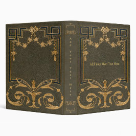 2.54cm Fichário Personalized Vintage 3-Ring Binder