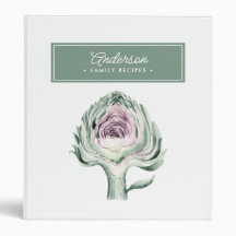 Receitas da Família Arte de Aquarela Alcachofra &