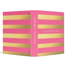 Rosa e pasta personalizada ouro