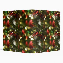 2.54cm Fichário Sparkles de Natal