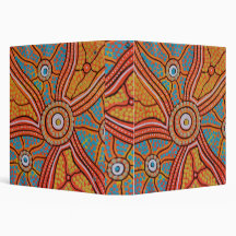 Sun Corroboree Aboriginal Art Binder