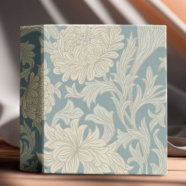 2.54cm Fichário William Morris Chrysanthemum Pattern