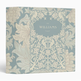 2.54cm Fichário William Morris Chrysanthemum Pattern 3 Ring Binder