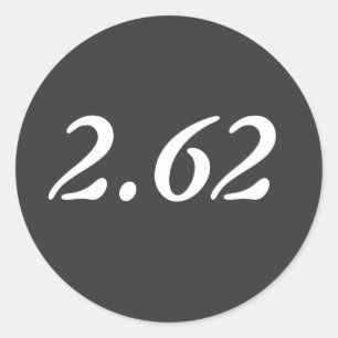 2,62 Etiqueta minimalista da maratona