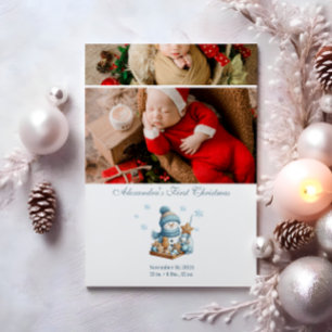2 Anúncio de Nascimento no Primeiro Natal em Foto