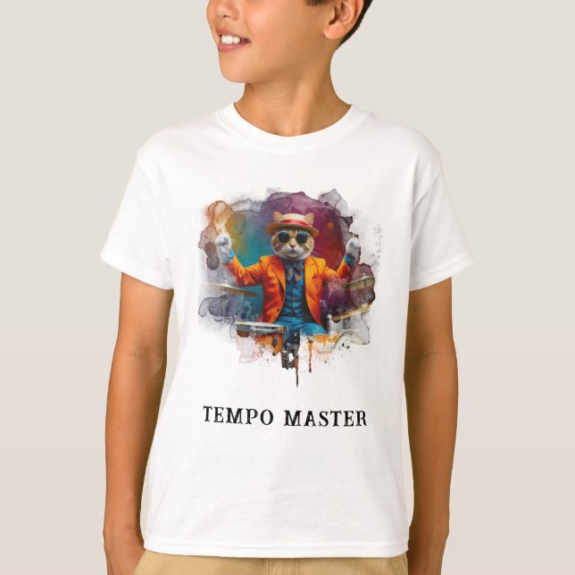 2 - Camisa do Drummer Menino - Damiano (Frente)