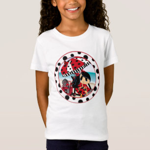 2 Camiseta de SidedGirls+Camisa de Babydoll com Ca