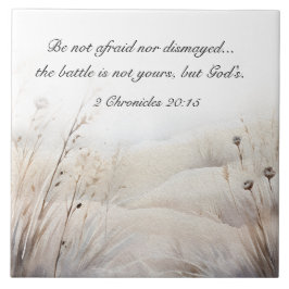 2 Crônicas 20:15 A batalha é a Bíblia de Deus Vers