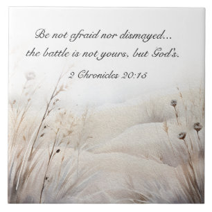 2 Crônicas 20:15 A batalha é a Bíblia de Deus Vers