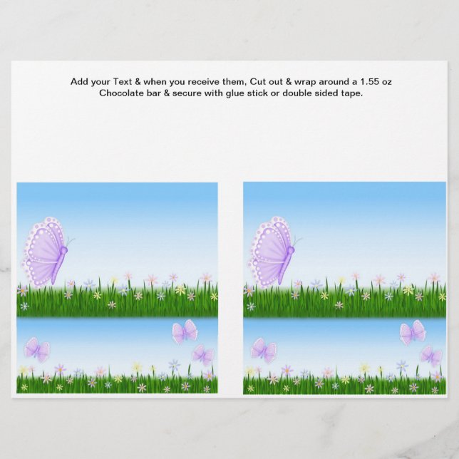 2 Embalagens de Bar de doces personalizados de ani (Frente)