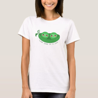 2 ERVILHAS em uma VAGINHA - camiseta