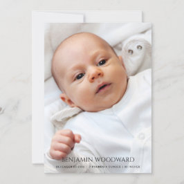 2 Foto: Anúncio de Nascimento do Bebê