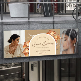 2 Foto Retro Arch Flor Grande Abertura