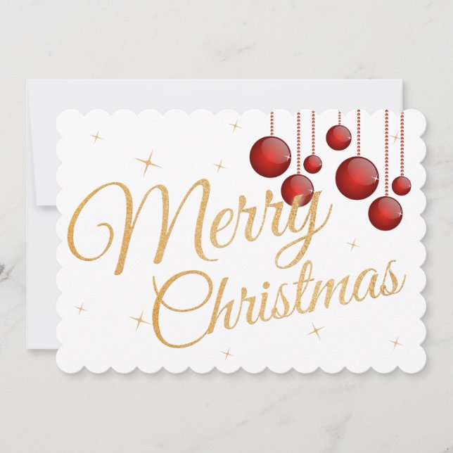 2 Fotos Natal Cartão de Saudação Festivo (Frente)