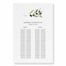 2 Gráficos Florais De Casamento De Mesas Longas Si