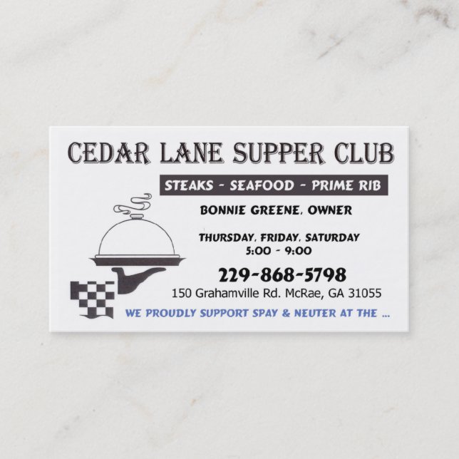 2 para 1 cartão de negócios (Frente)