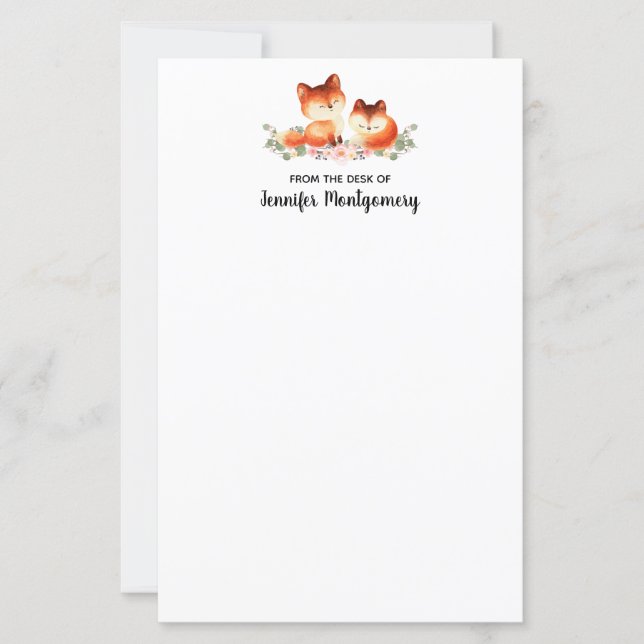 2 Raposas Vermelhas Cachorras Design (Frente)