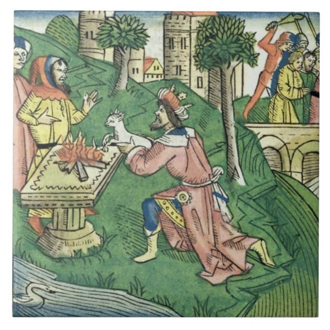 2 reis 16 9-16 as pessoas de Damasco são tomados c (Frente)