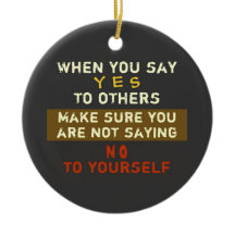 2 SIDED / Sim & Não ~ Ornamento