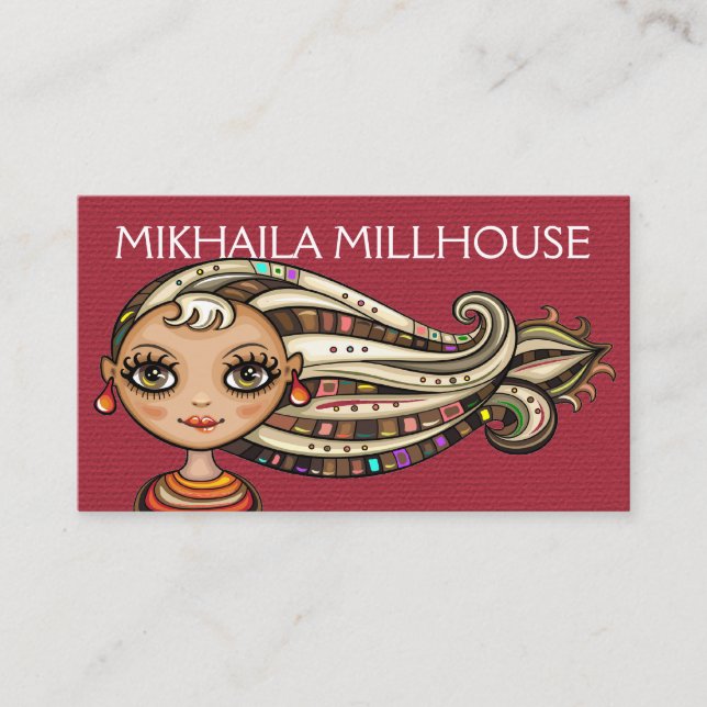 2 Versão do Cartão de visita - Society Diva (Frente)