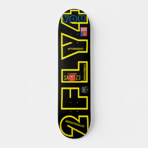 2 VOA 4 VOCÊ JMT 7 3/4" Prancha de Skate