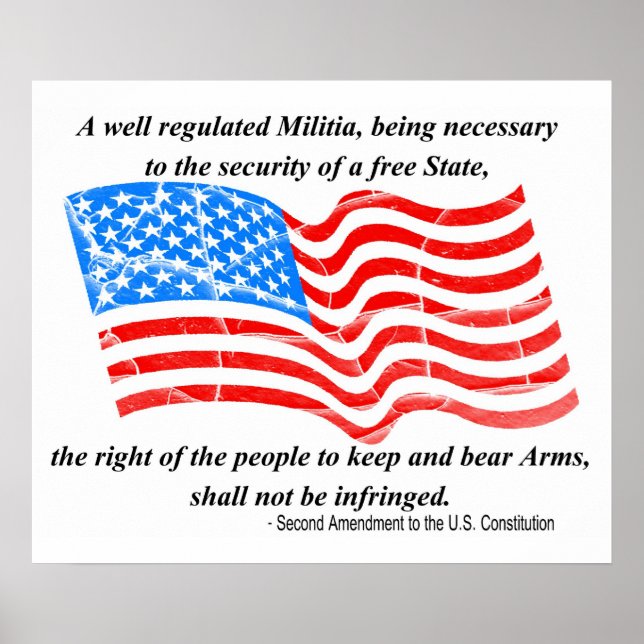 2nd Amendment to the Constitution Poster (Frente)