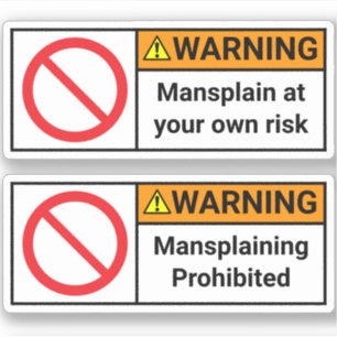 2x Aviso - Contra os Adesivos
