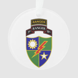 3º Batalhão - 75º Ranger com Ornamento de Tabul