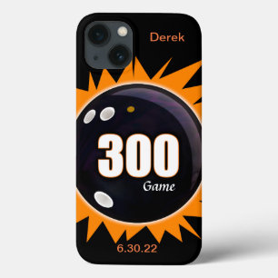 300 Jogo Laranja & Preto com nome e data