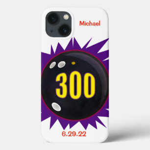 300 Jogo Roxo Capa de telefone Preta e Vermelha