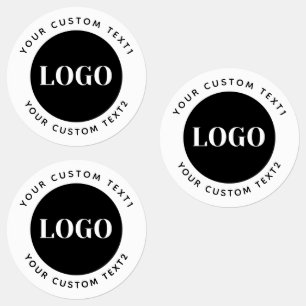 30 Adesivo de Garrafa de Água com Logotipo Empresa