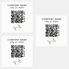 30 Adesivos à prova de água Laptop de código QR co