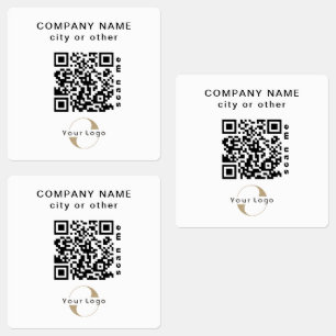 30 Adesivos à prova de água Laptop de código QR co