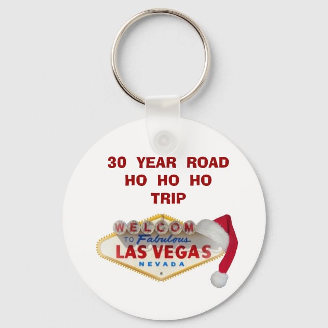 30 anos ROADHO HO HO TRIP Las Vegas Chaveiro (Frente)